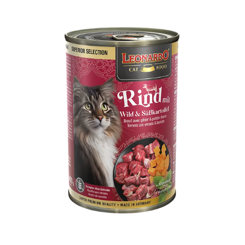 Leonardo Lata Superior Selection Ternera con Venado y Boniato 400 g