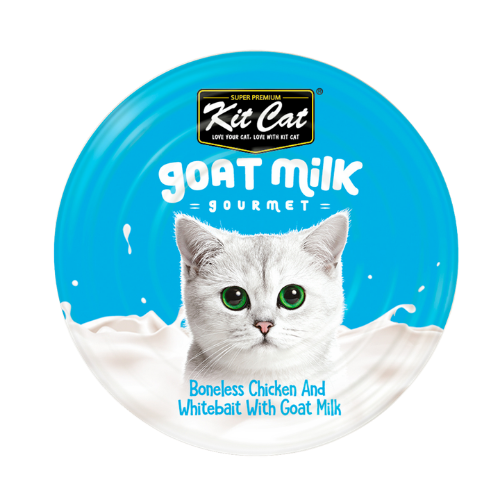 Kitcat 70g goat milk gourmet chicken & whitebait