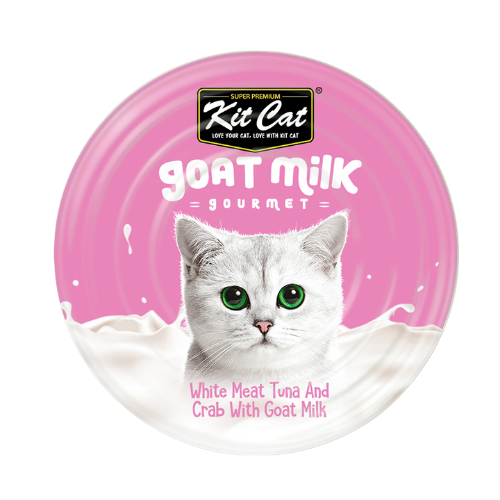 Kitcat 70g goat milk gourmet tuna & crab