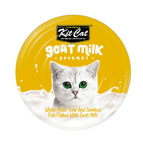 Kitcat 70g goat milk gourmet tuna & smoked fish