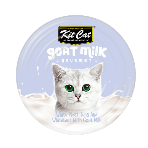 Kitcat 70g goat milk gourmet tuna & whitebait