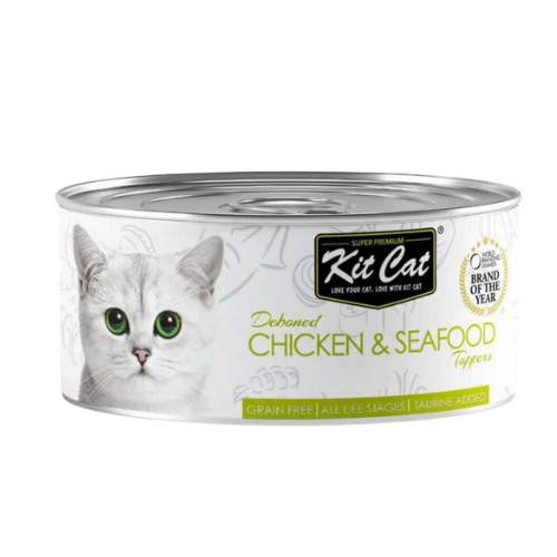 Kitcat 80g deboned chicken & seafood toppers