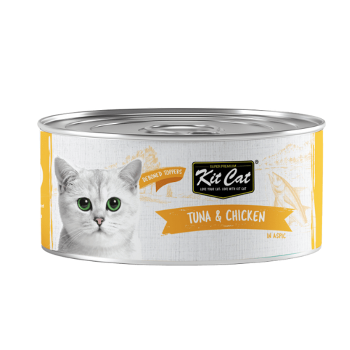 Kitcat 80g deboned tuna & chicken toppers