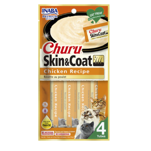Churu Skin & Coat pollo Recipe x 4