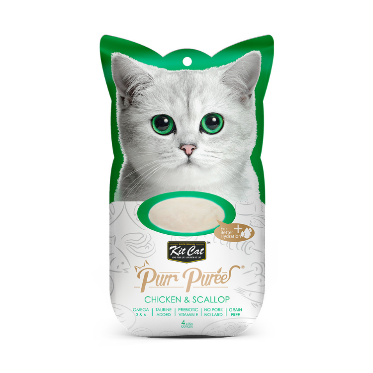 PurrPuree - Pollo y Vieiras 60g (4x15g)