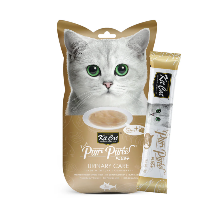 PurrPuree PLUS - Atún (Urinary Care) 60g (4x15g)