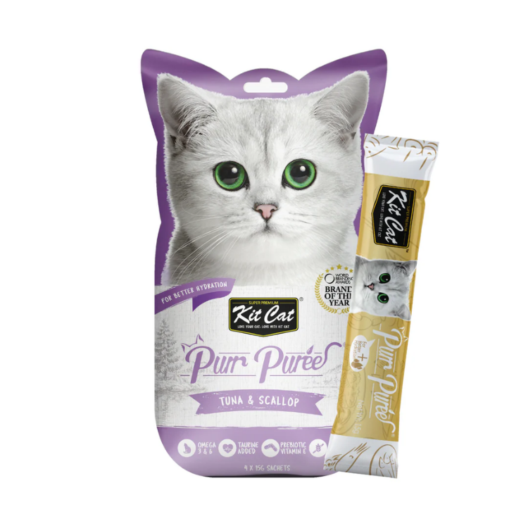PurrPuree - Tuna and Scallop 60g (4x15g)
