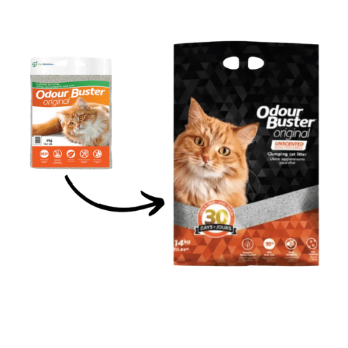 Odour Buster Original 14kg Arena Sanitaria para Gatos