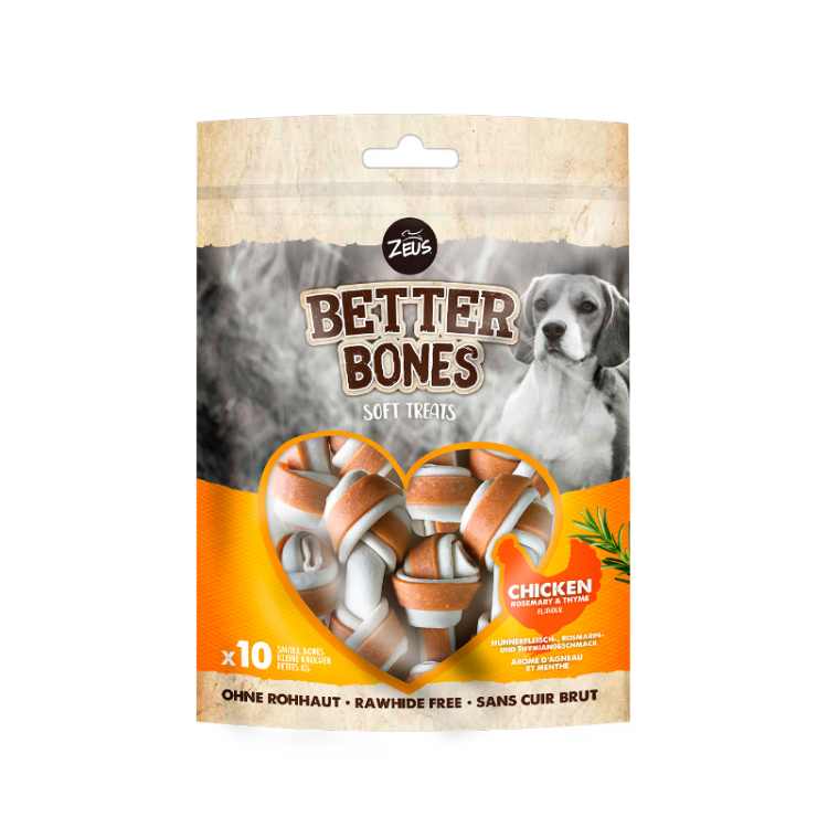 Snack Zeus Better Bones Huesitos Pollo + Finas Hierbas – Premio Saludable