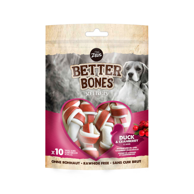 Snack Zeus Better Bones Huesitos Pato + Arándanos – Premio Saludable