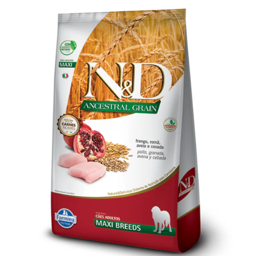 N&d ancestral canine frango adt maxi 10,1kg