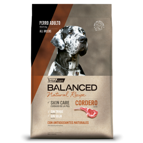 Balanced natural recipe cordero 15 kg