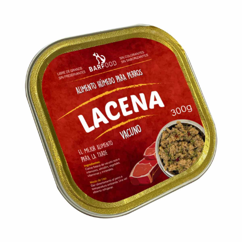 Lacena perro vacuno 300g