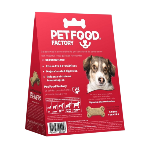Galleta Horneada Ternera Perros Adulto 80gr