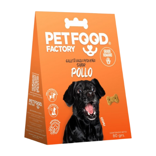 Galleta huesito raza pequeña pollo 80gr