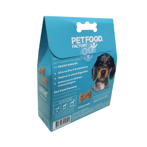 Galleta huesito perro cachorro leche 80gr