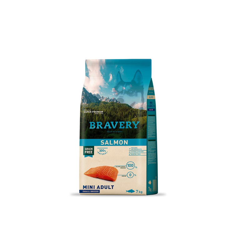 Bravery Salmon Mini Adulto Small Breed 7 Kg