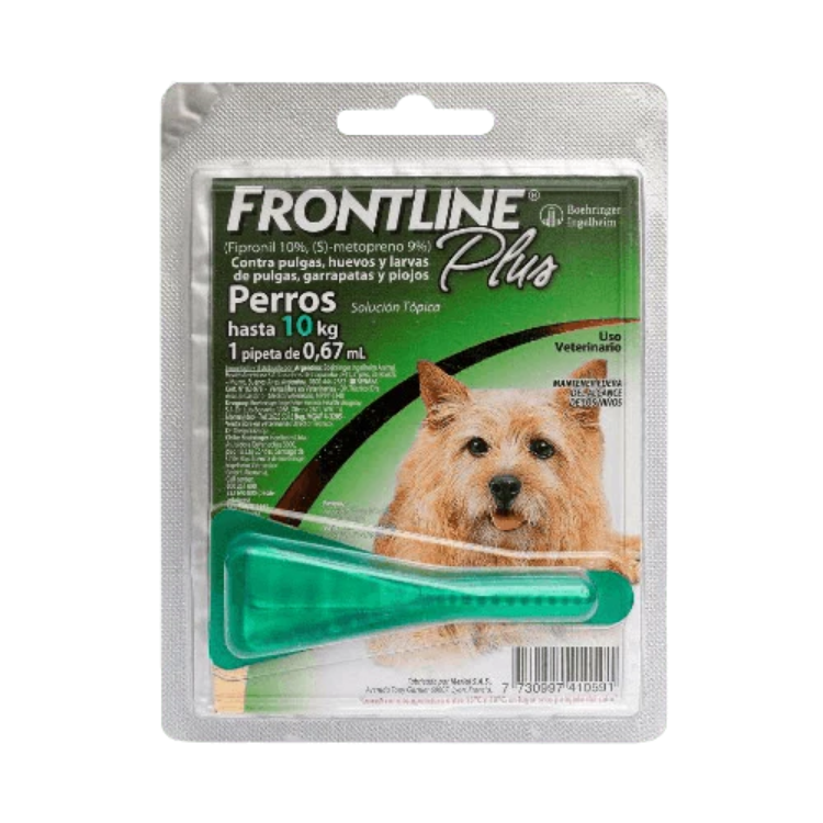 Frontline Plus Perros Hasta 10kg (0.67ml)
