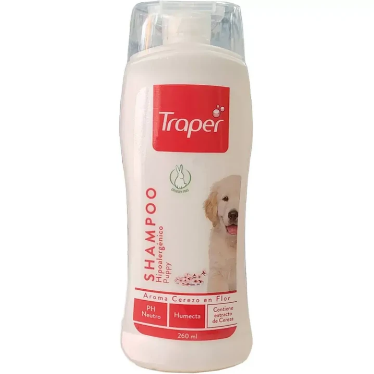 Traper Shampoo Hipoalergénico Perro Aroma Cerezo 260 ml