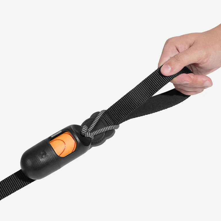 Poop bag dispenser black glow-in-the-dark 2.0