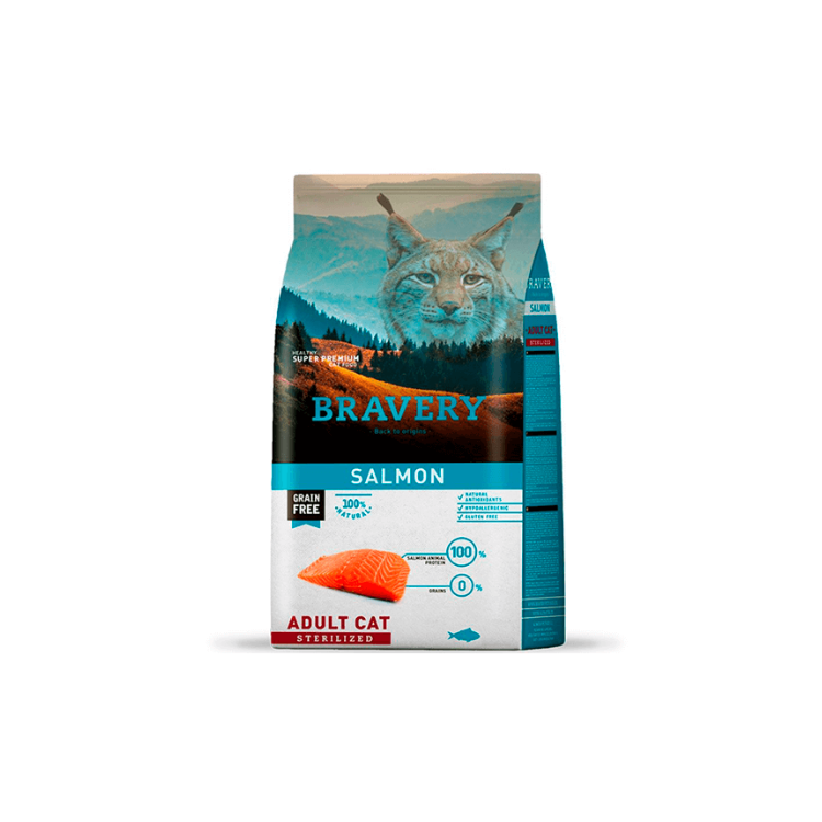 Bravery Salmon Adulto Cat Esterilizado 7 Kg