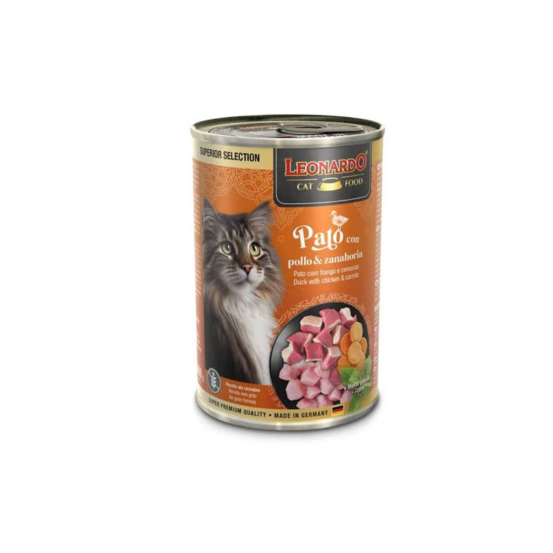 LEONARDO LATA SUPERIOR SELECTION PATO, POLLO Y ZANAHORIA