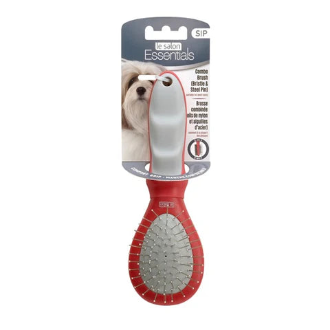 Le Salon Essentials Cepillo 2 en 1 Combinado S para Mascotas Pequeñas