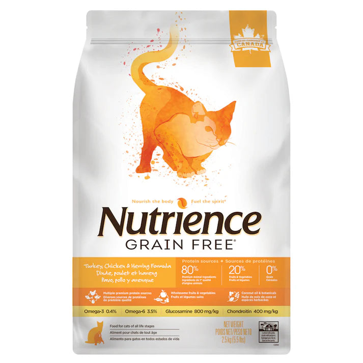 Nutrience Grain Free Pavo Pollo y Arenque 2.5Kg