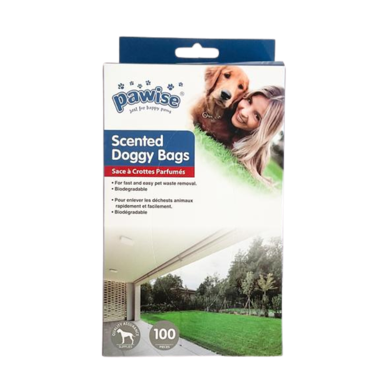 Bolsas Biodegradables Pawise para Desechos de Perros – Pack 100