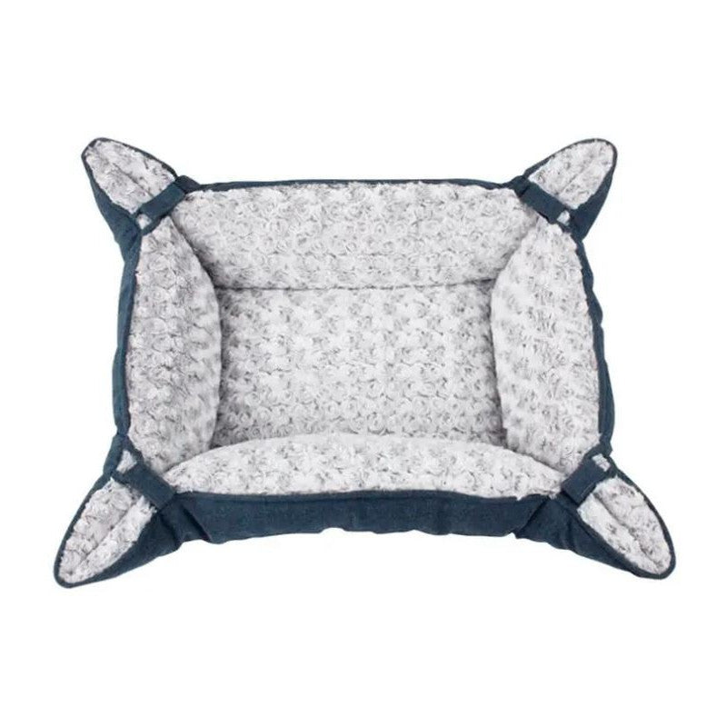 Pawise Cama Premium Deluxe para Gatos – Azul Petróleo