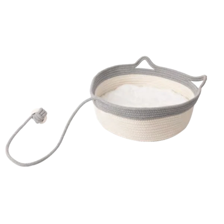 Pawise Cama Tejida con Cojín para Gatos – 40 cm