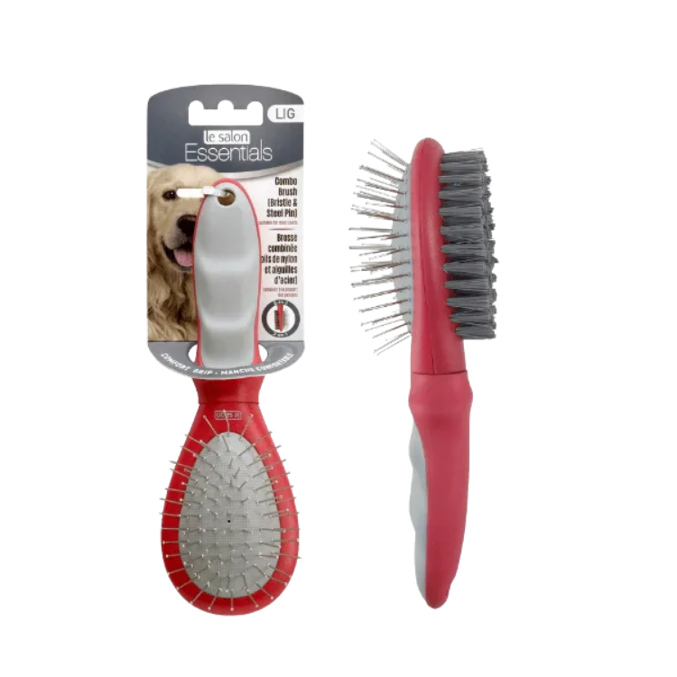 Le Salon Essentials Cepillo Combinado Tamaño L para Perros
