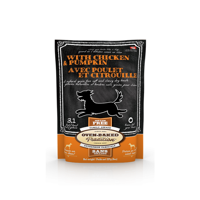 Oven-Baked Pollo y Calabaza para Perros 227 g
