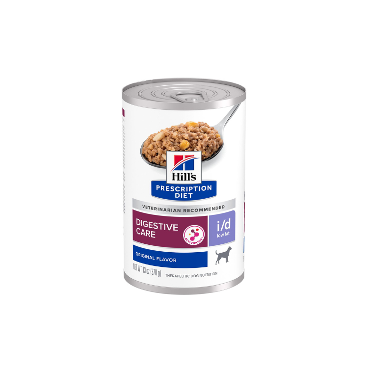 Alimento clínico Hill's Prescription Diet i/d Low Fat en lata para salud digestiva canina