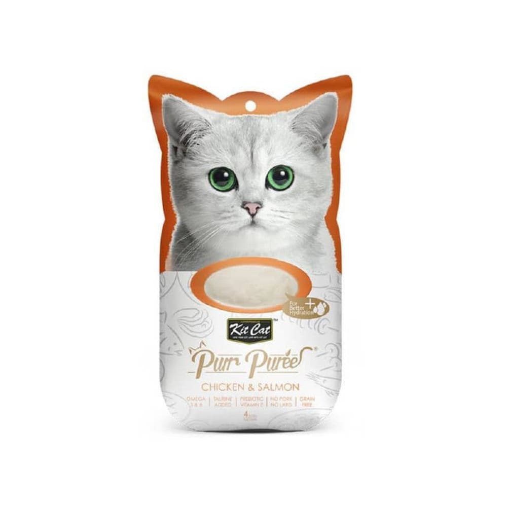 PurrPuree - Pollo y Salmón 60g (4x15g)