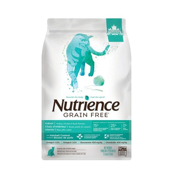 Nutrience Grain Free Gato Indoor 5 KG