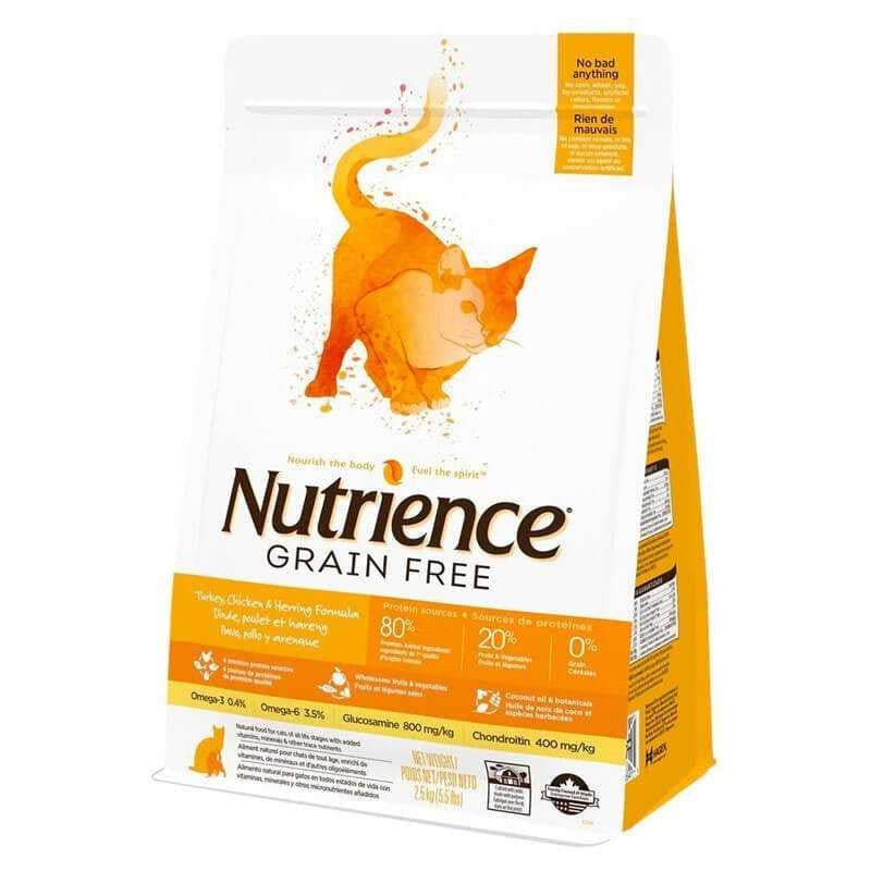 Nutrience Grain Free Pavo Pollo y Arenque 2.5Kg